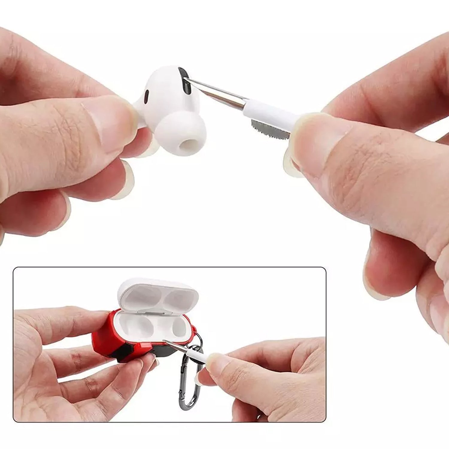 6188 3 In 1 Earbuds Cleaning Pen For Cleaning Of Ear Buds And Ear Phones Easily Without Having Any Damage. 6188 3 In 1 Earbuds Cleaning Pen For Cleaning Of Ear Buds And Ear Phones Easily Without Having Any Damage.